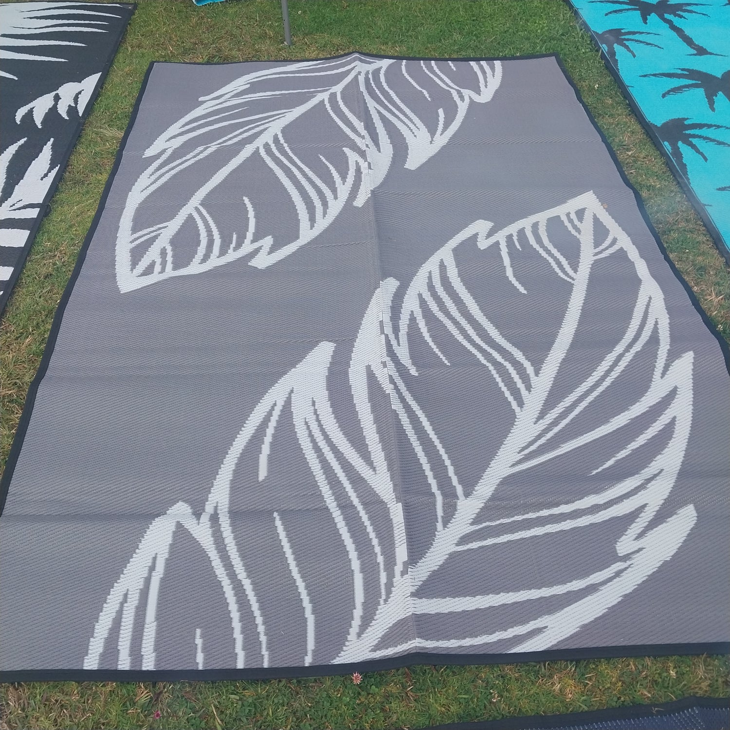 Outdoor Mat **Lowest Price Best Quality** - Two Tone Grey | 1.8 x 2.7m