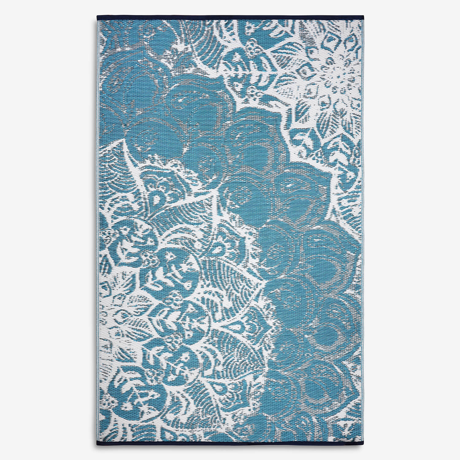 Outdoor Mat Stunning Teal Colouring | 3ft x 5ft (90cm x 150cm)